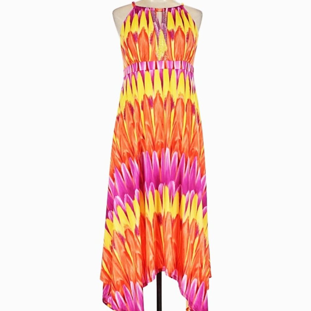 Inc. maxi dress in tie de bright colors